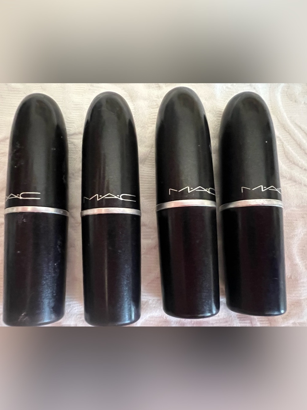 MAC Cosmetics Lipstick Duo in Matte Black Tubes with Silver Trim (4)